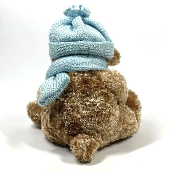Dan Dee Collectors Choice Winter Bear Plush It’s A Boy Blue Scarf Hat Hug Arms - Picture 2 of 6